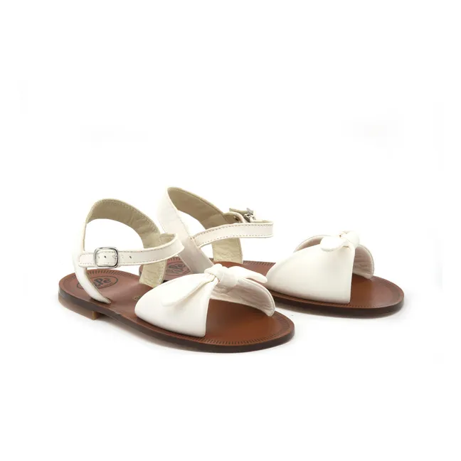 Sandales Boucles Nœud | Blanc
