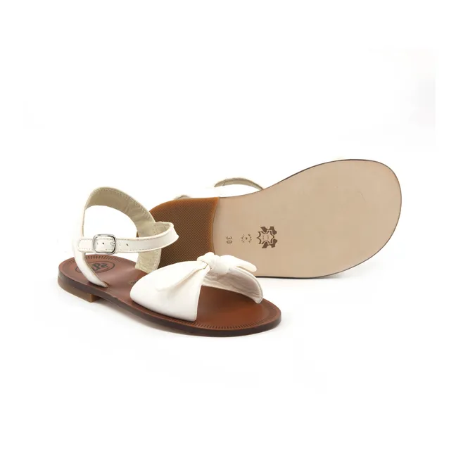 Sandales Boucles Nœud | Blanc
