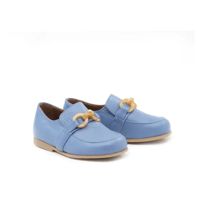 Leather loafers | Blue