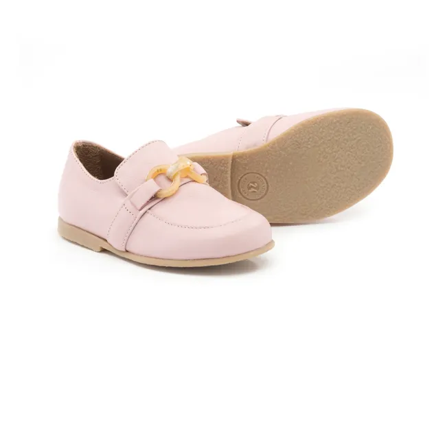Leather loafers | Dusty Pink