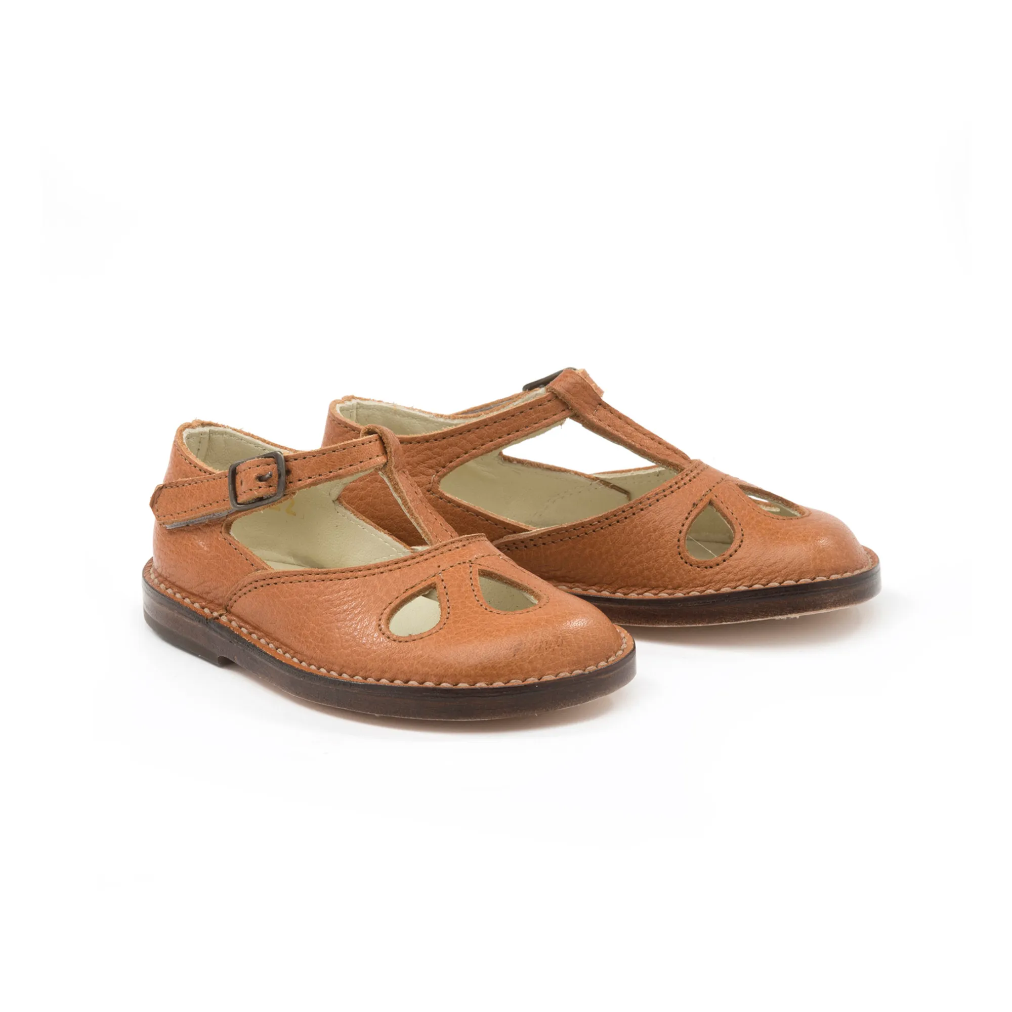 Pèpè Brown Scratch Shoes