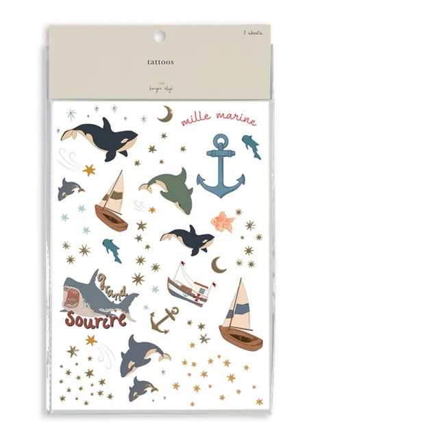 Temporary tattoos | Blue