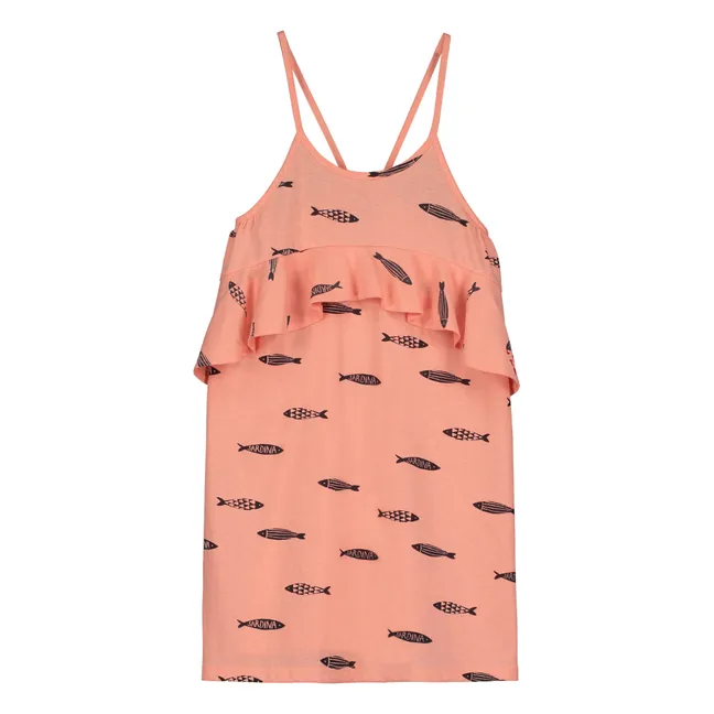 Robe Nairobi Coton Bio | Rose pêche