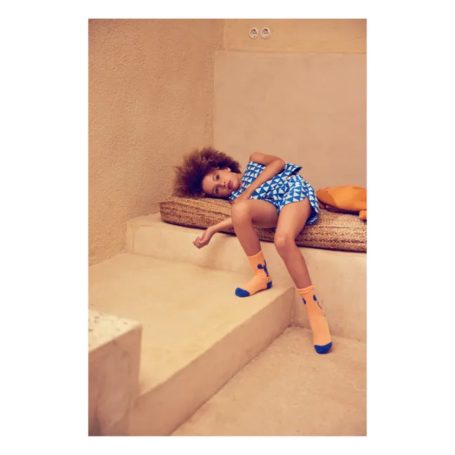 Short Marrakech Coton Bio | Bleu