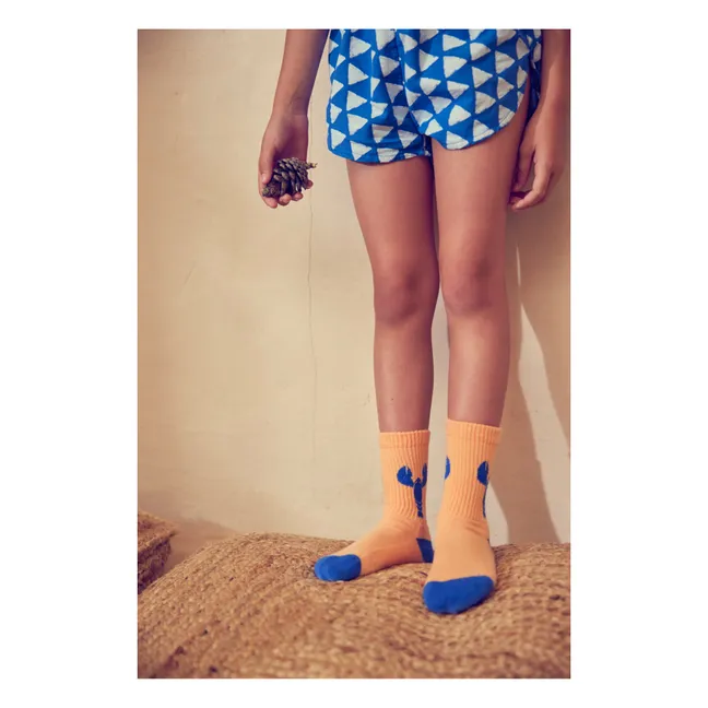 Short Marrakech Coton Bio | Bleu