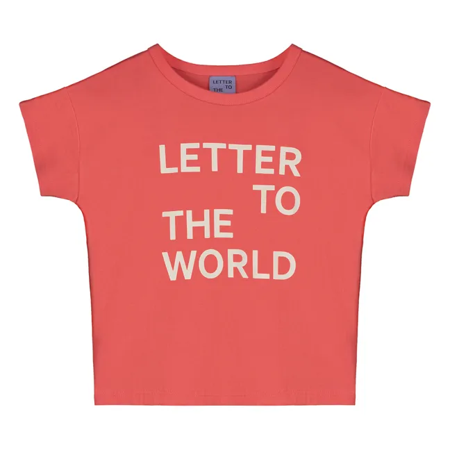 T-Shirt LTTW Coton Bio | Rose
