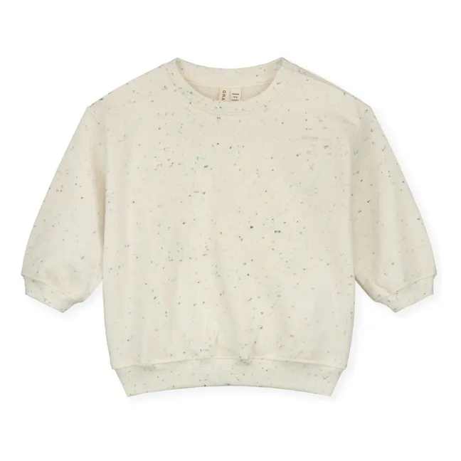 Sprinkles organic cotton sweatshirt | Ecru
