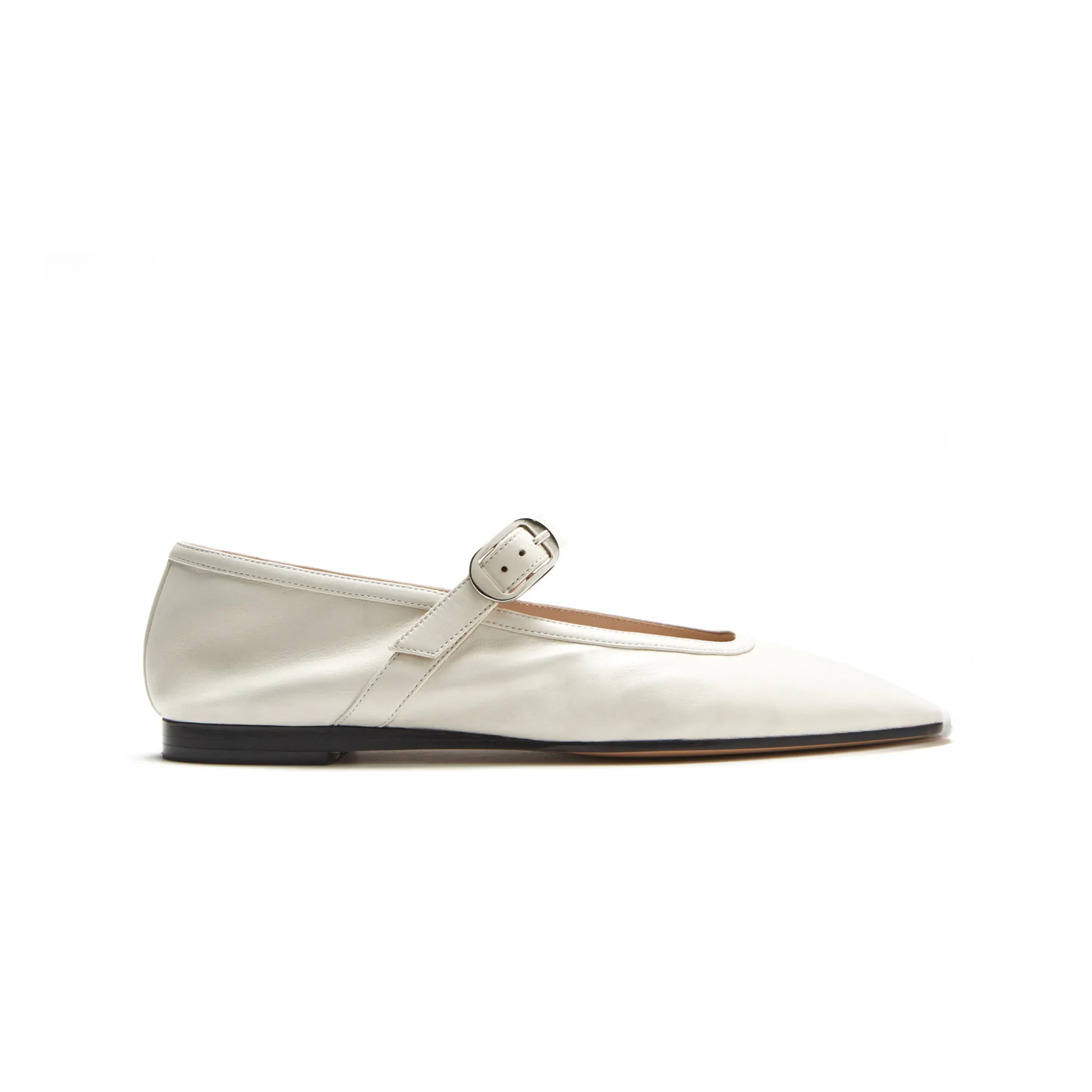 Le Monde Beryl Ecru Ballet Pump Mary Jane
