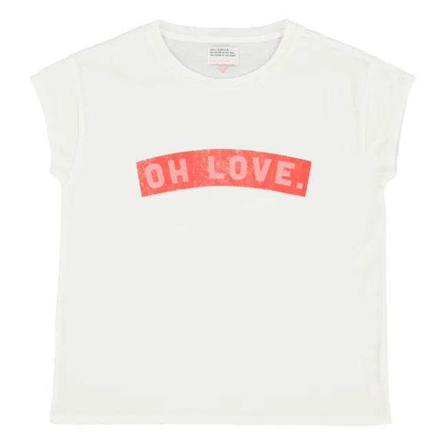 T-shirt Louise Coton et Lin | Blanc