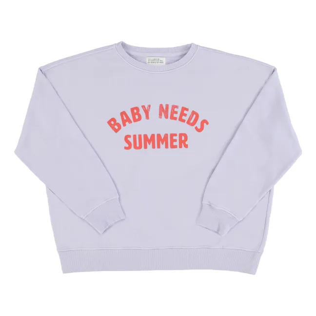 Sweatshirt Julie Bio-Baumwolle | Lavendel