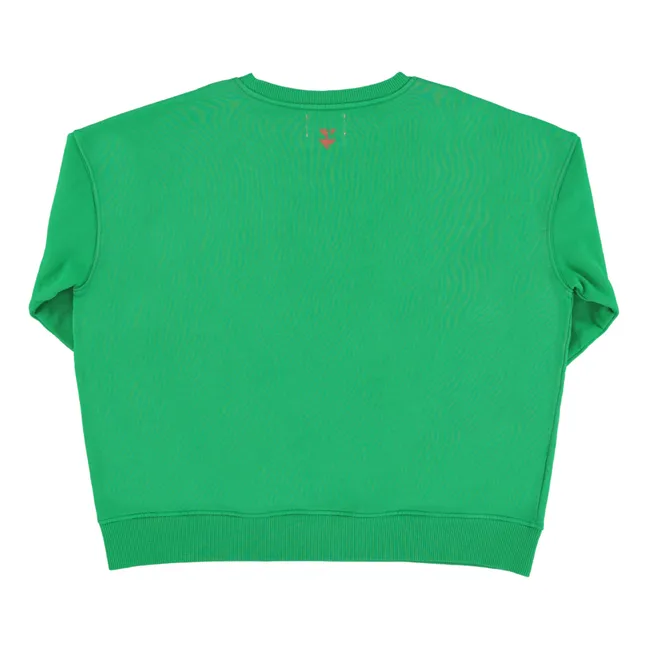 Julie Organic Cotton Sweater | Green