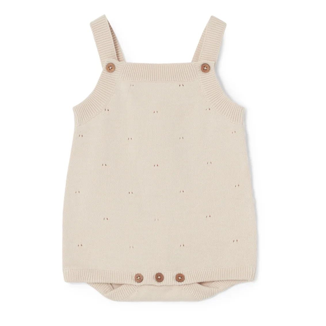 Garbo&Friends Ecru Pointelle Romper