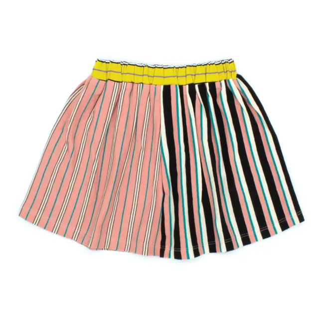 Emma Striped Skirt Organic Cotton | Coral
