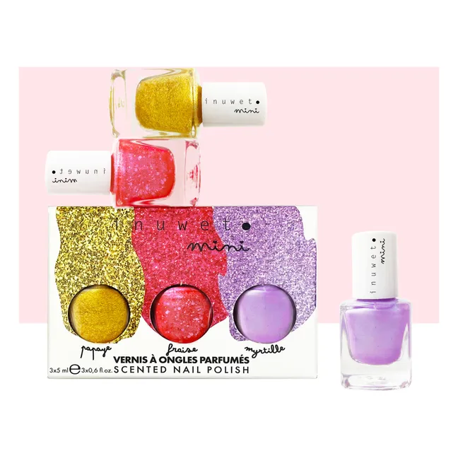 Rainbow Nail Polish Trio Set