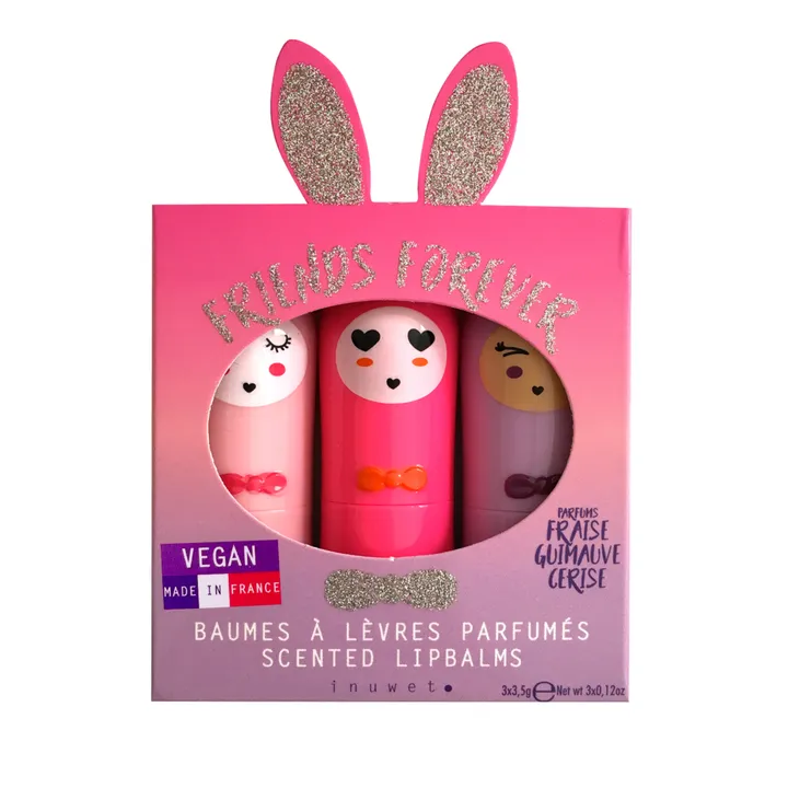 Cofre con protectores labiales veganos Conejo - Set de 4- Imagen del producto n°0