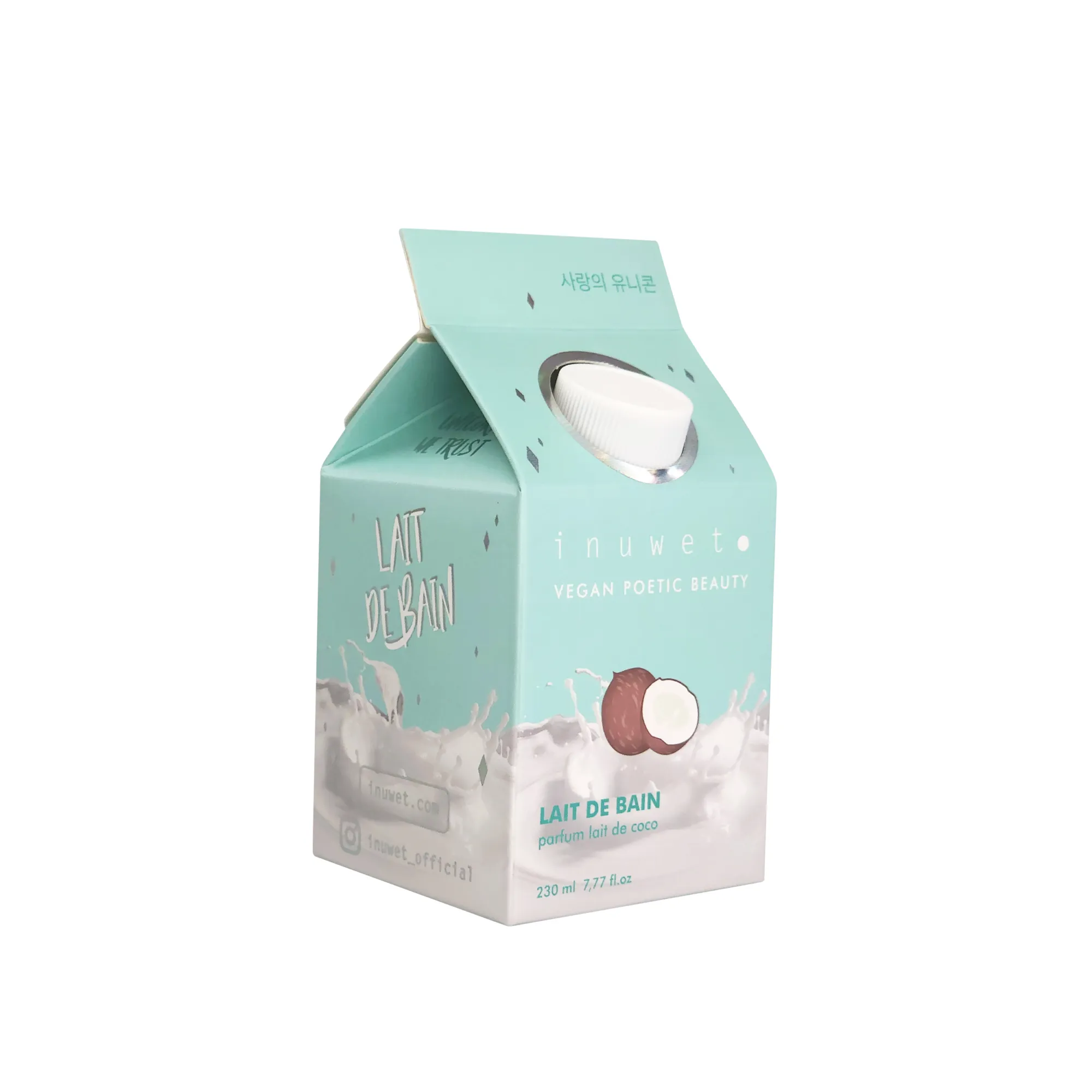 Inuwet Untinted Coconut Bath Milk - 230 Ml