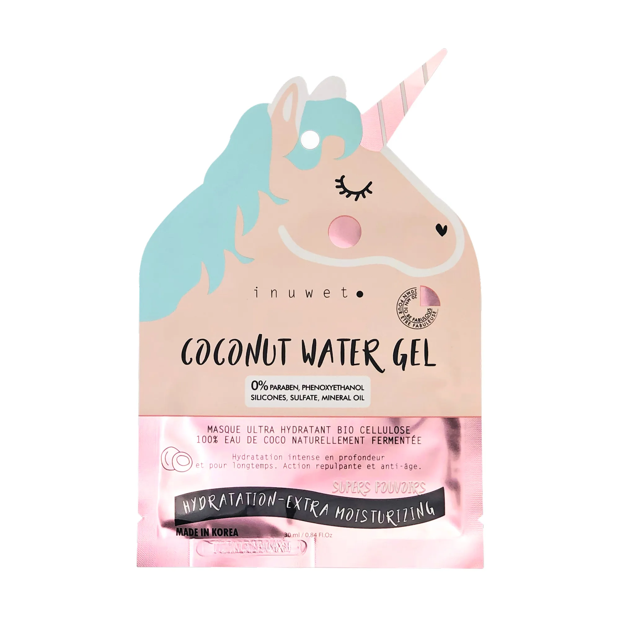Inuwet Untinted Moisturizing Bio Cellulose Face Mask