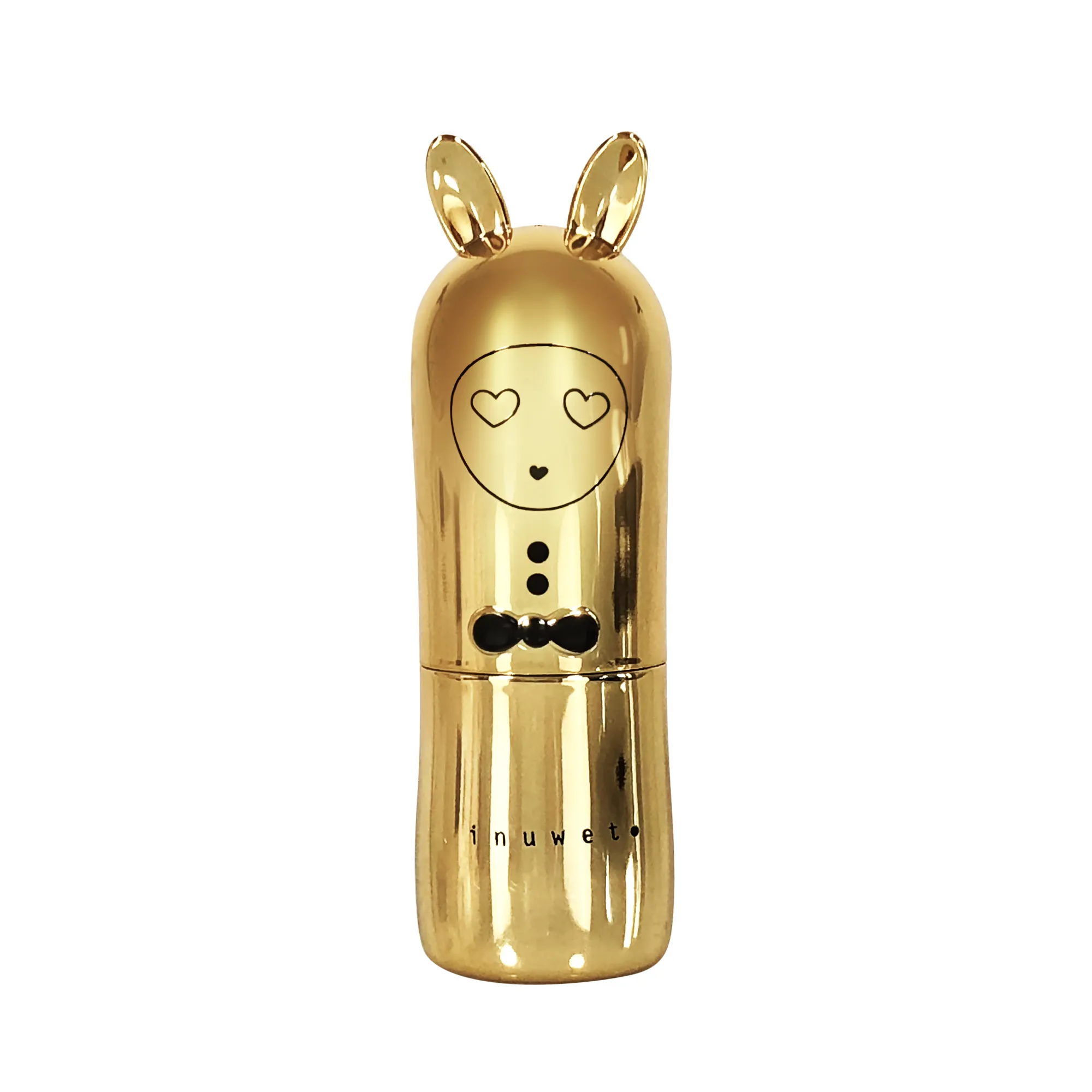 Inuwet Gold Metal Rabbit Lip Balm - Cheesecake
