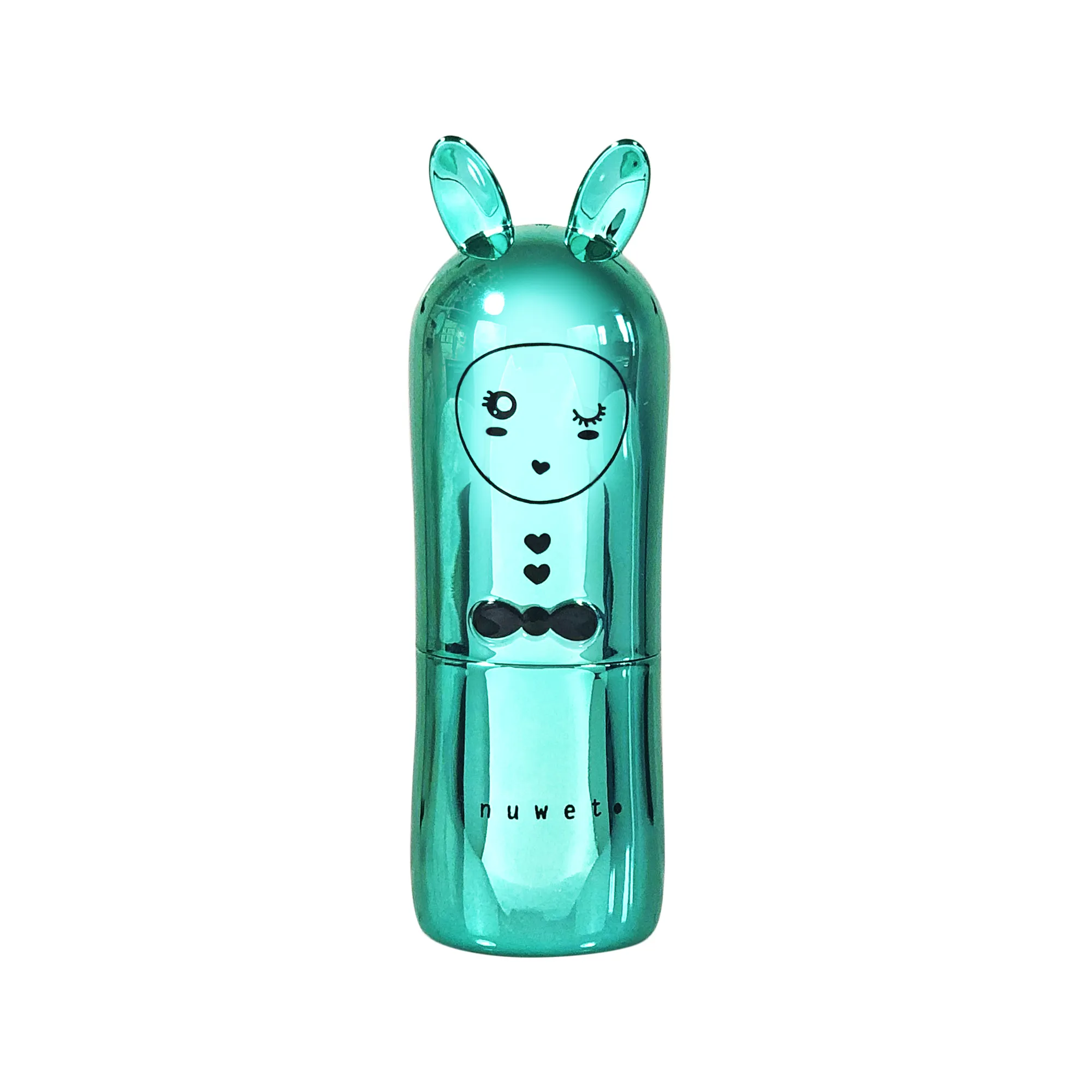 Inuwet Turquoise Metal Rabbit Lip Balm - Cupcake
