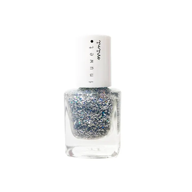 Esmalte de uñas infantil al agua Glitter Silver Dreamer - 5ml | Plateado