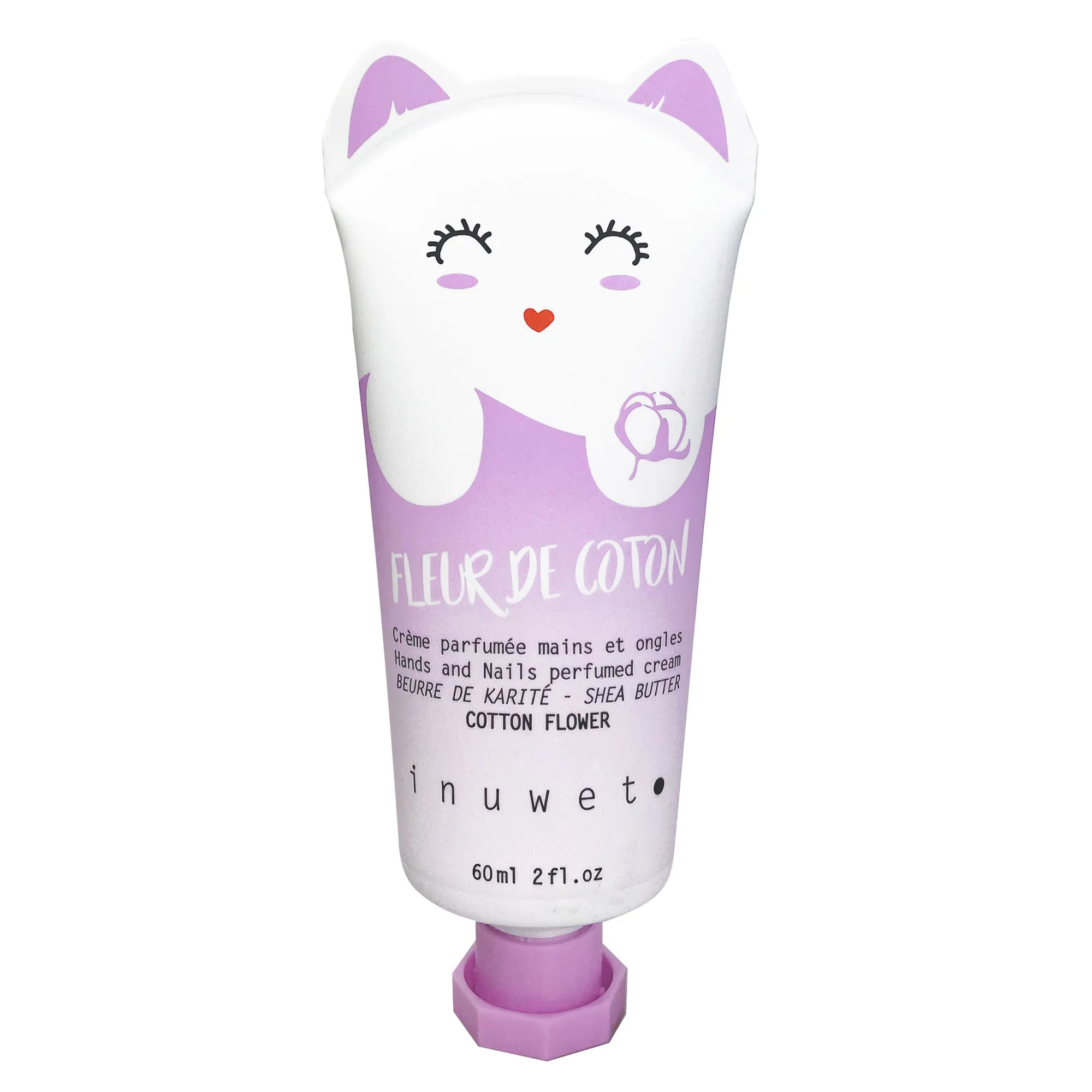 Inuwet Untinted Cotton Flower Hand Cream - 60 Ml
