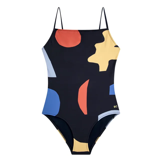 Landscape 1-piece swimming costume - Women's collection  | Midnight blue