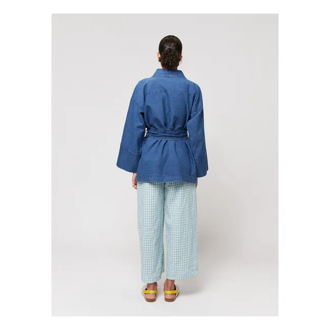 Chaqueta Kimono de algodón - Mujer  | Vaquero