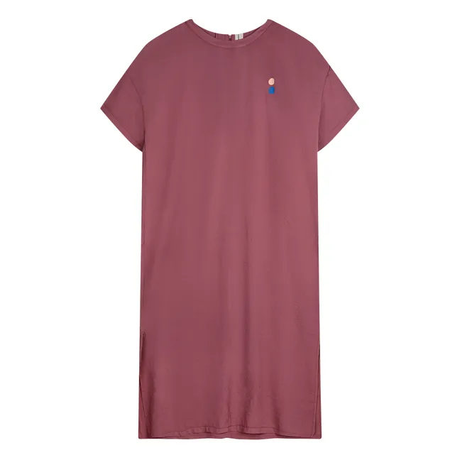 Vestido camiseta de modal - Colección Mujer  | Rosa Viejo