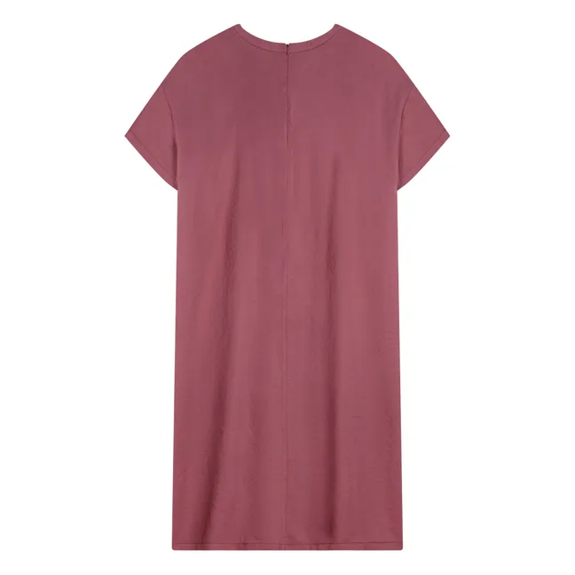 Vestido camiseta de modal - Colección Mujer  | Rosa Viejo