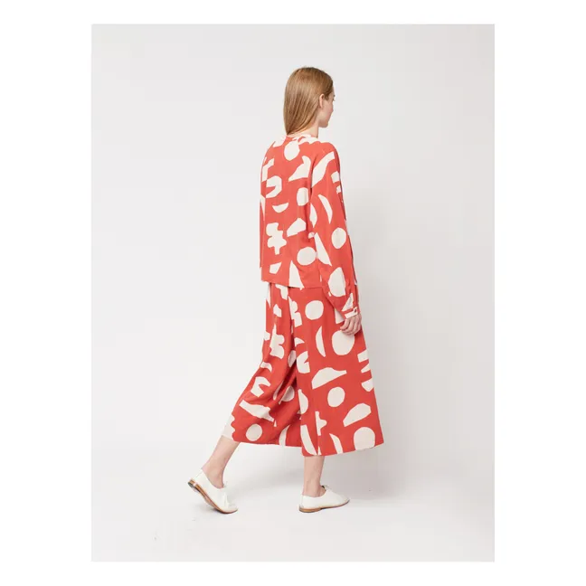 Summer Landscape blouse - Women's collection  | Brick red