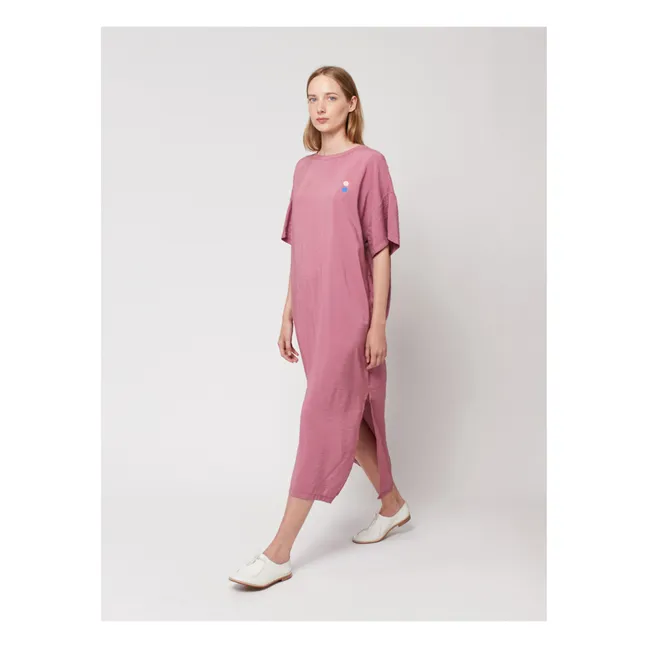 Vestido camiseta de modal - Colección Mujer  | Rosa Viejo