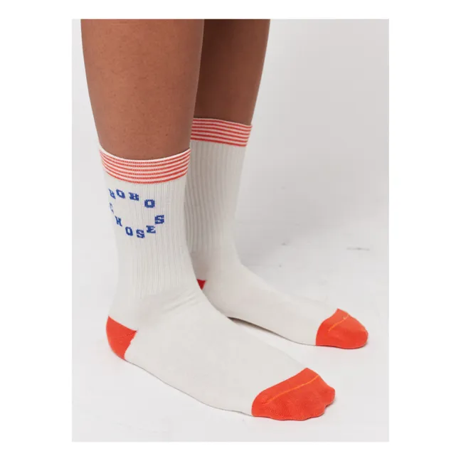 Logo Socks - Adult Collection  | White