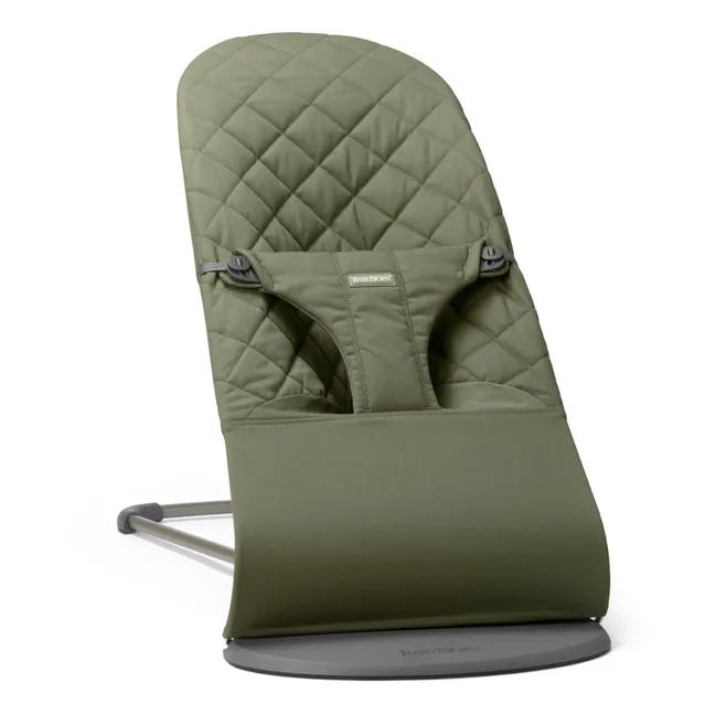 Transat Bliss en coton matelassé | Vert foncé