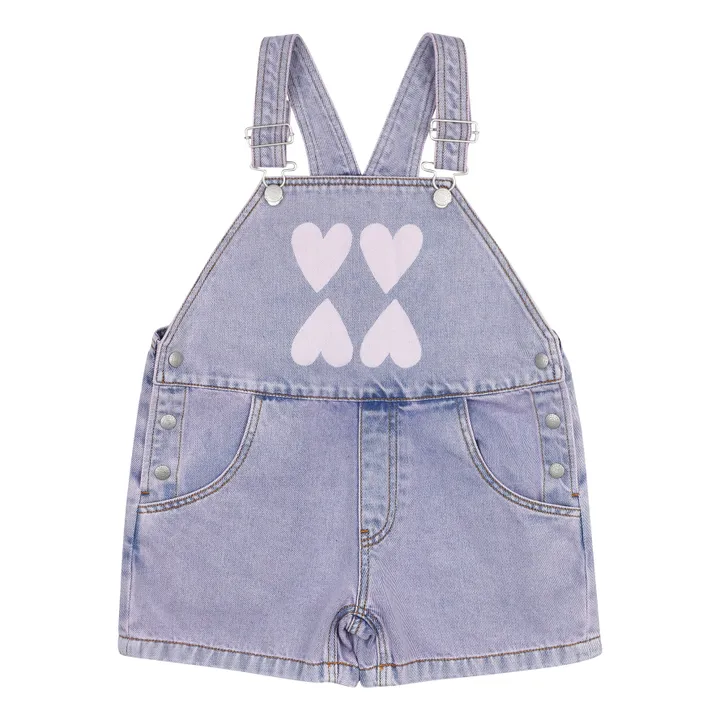 Jean Coeur dungarees | Blue- Product image n°0