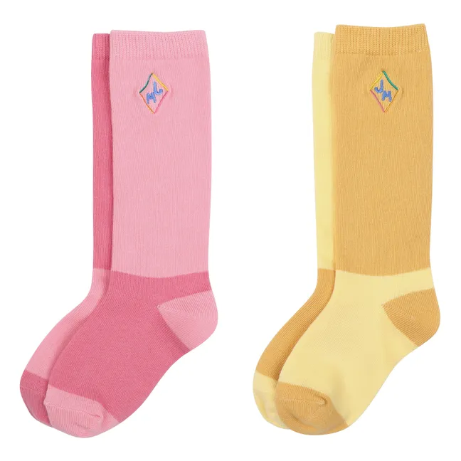 Set of 2 Socks  | Pink