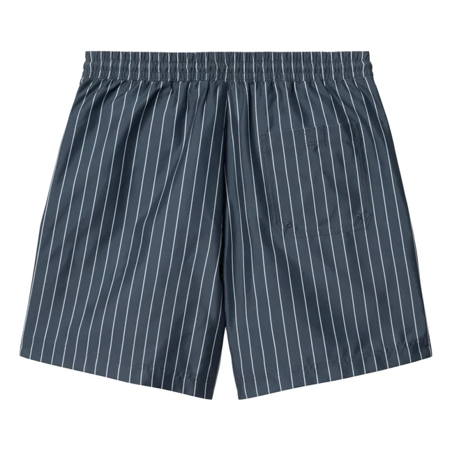 Slater Striped Swim Shorts | Navy blue
