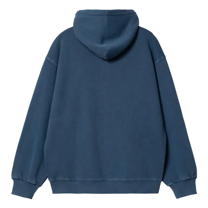 Hoodie Zippé Nelson  | Bleu indigo- Image produit n°1