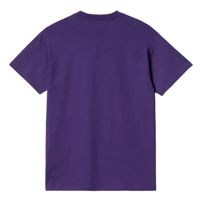 Camiseta tubo de algodón ecológico | Violeta
