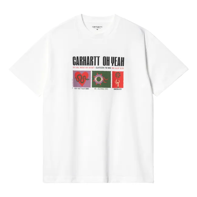 T-Shirt Oh Yeah Bio-Baumwolle | Weiß