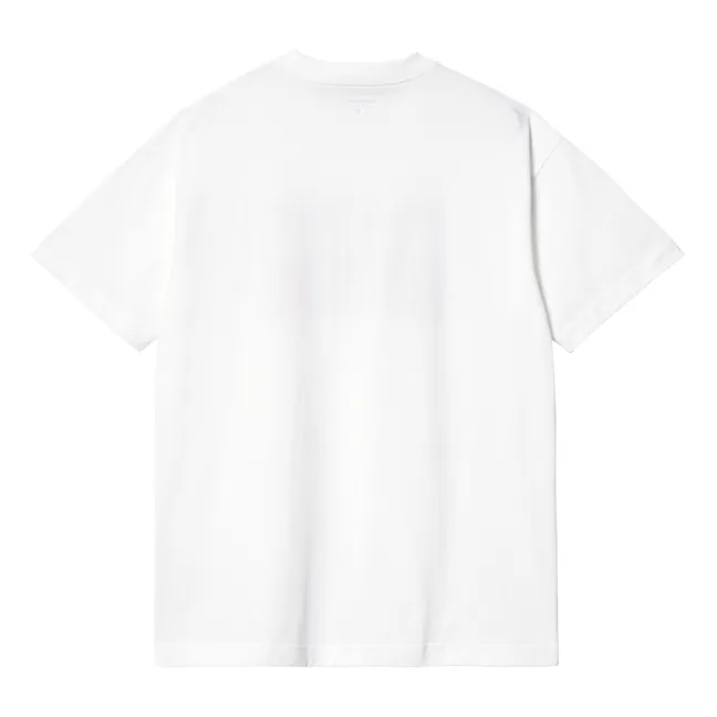 Maglietta in cotone organico Oh Yeah | Bianco