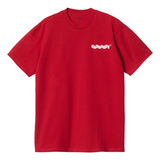 Fast Food Camiseta de algodón ecológico | Rojo