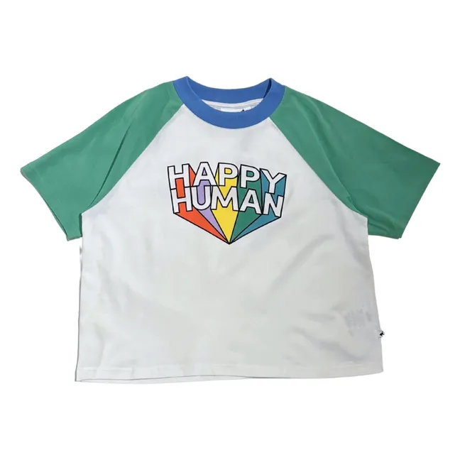 Maglietta Happy Human | Verde