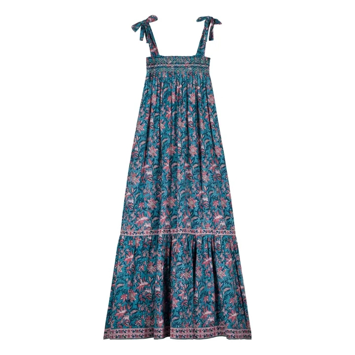 Robe Marcelette - Collection Femme | Bleu canard- Image produit n°0