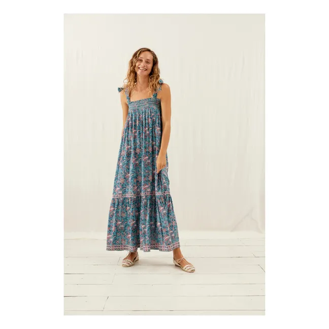 Kleid Marcelette - Damenkollektion | Pfauenblau