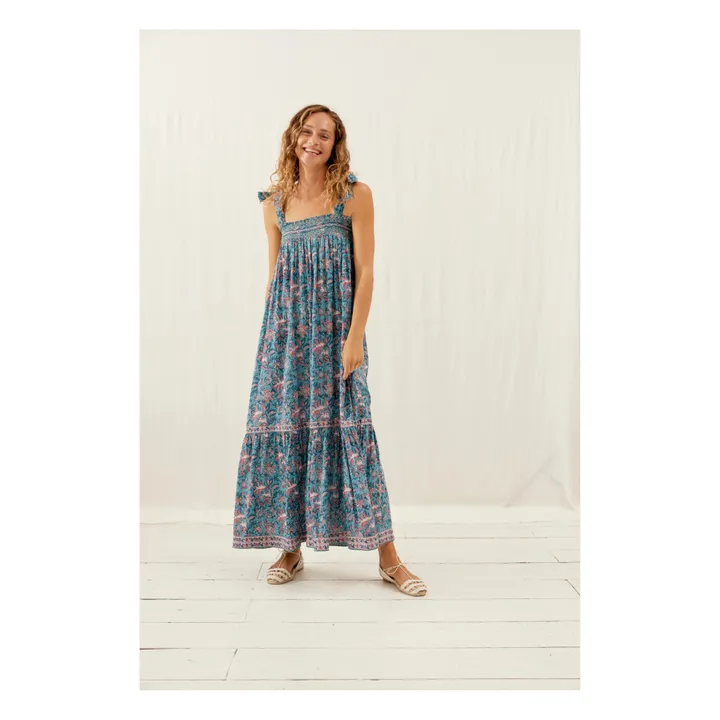 Robe Marcelette - Collection Femme | Bleu canard- Image produit n°1
