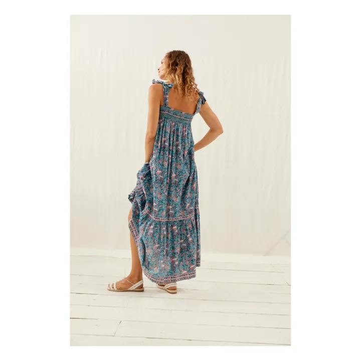 Robe Marcelette - Collection Femme | Bleu canard- Image produit n°2