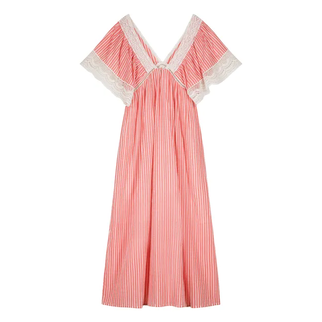 Ashila Stripes Dress - Women's collection | Pink