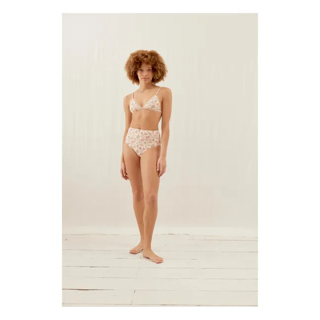 Vasalia Bikini-Oberteil aus recycelten Fasern - Damenkollektion | Cremefarben