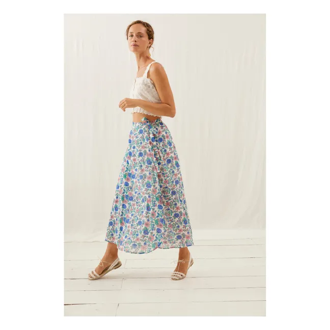Lucia organic cotton skirt - Women's collection | Blue