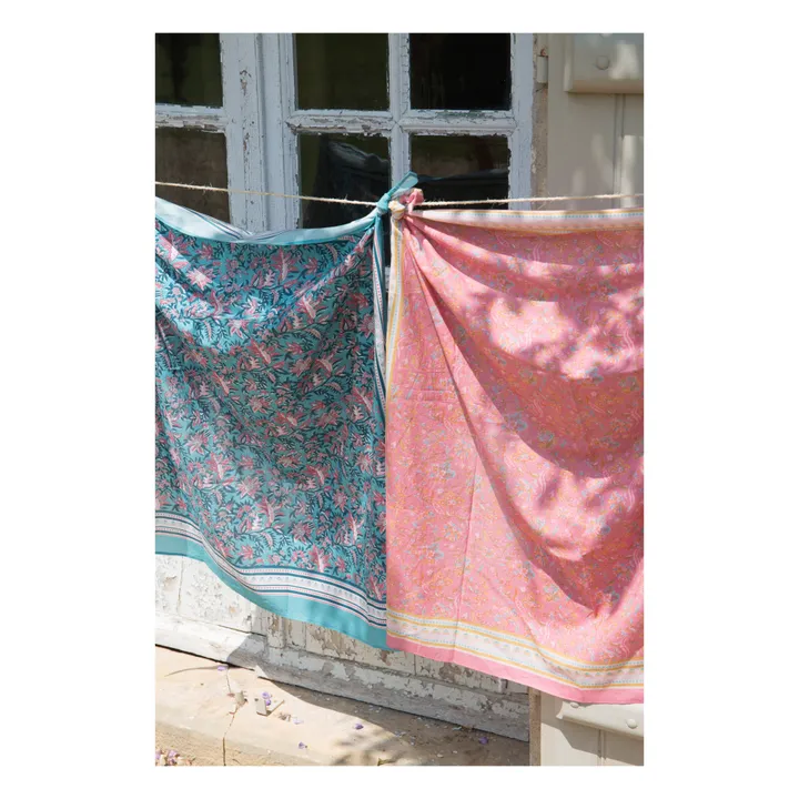 Foulard Capucine - Collection Femme | Bleu canard- Image produit n°3